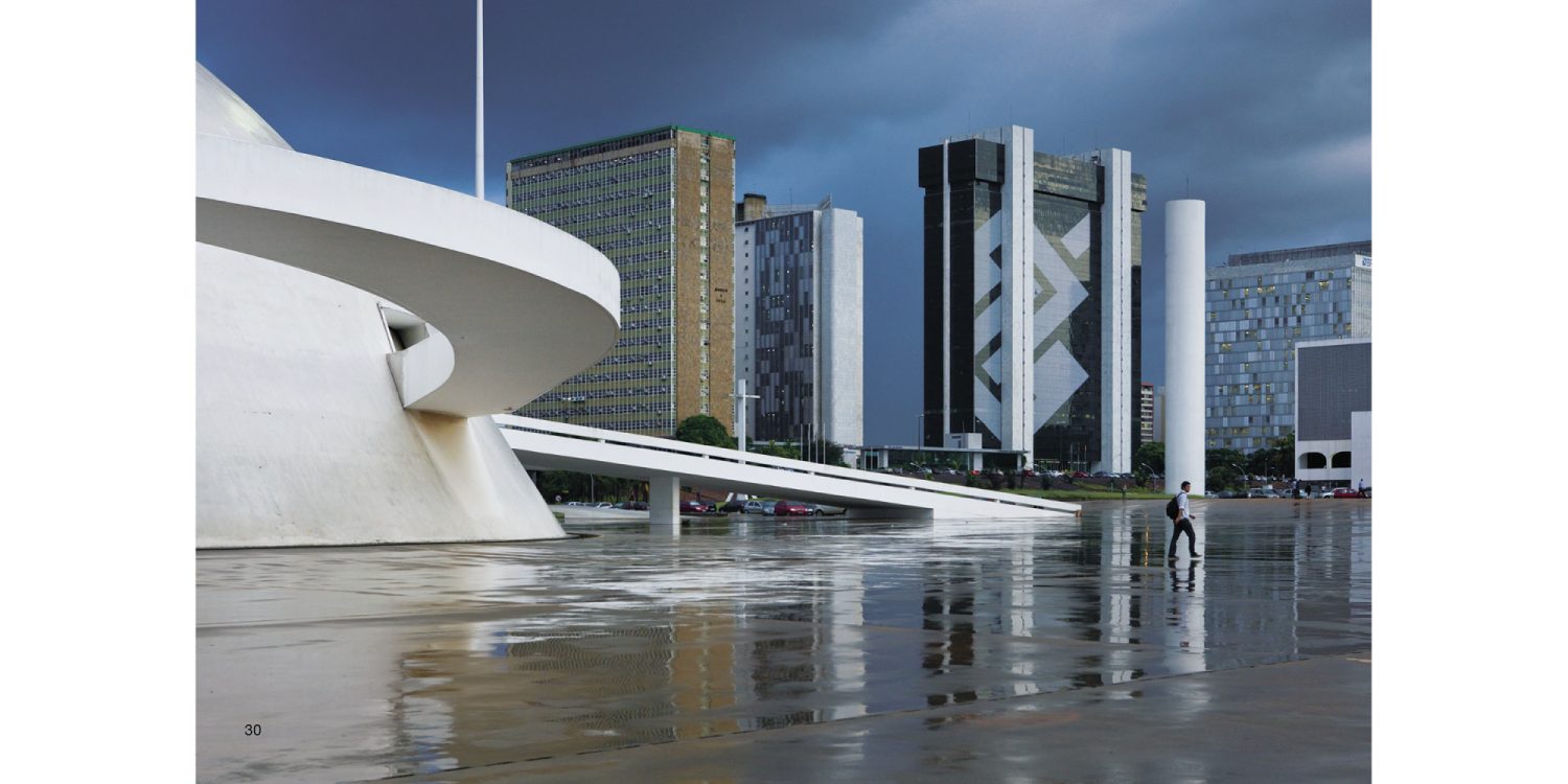 Inside page from the book Brasilia – Chandigarh