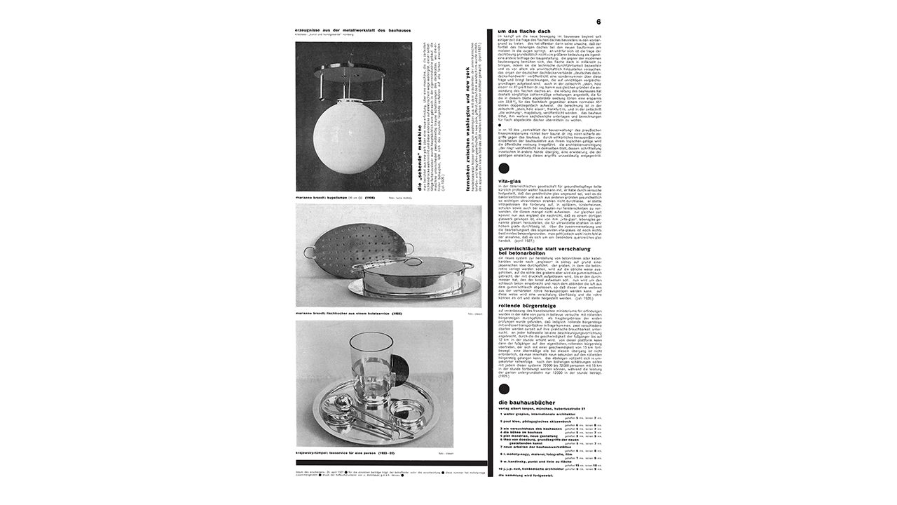 bauhaus Zeitschrift Faksimile 1926 