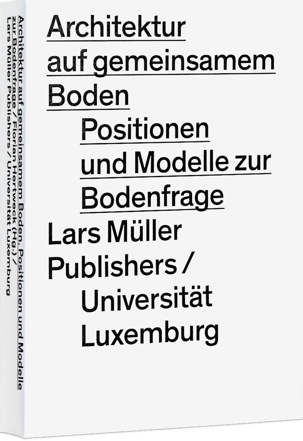 Architektur auf gemeinsamem Boden Cover