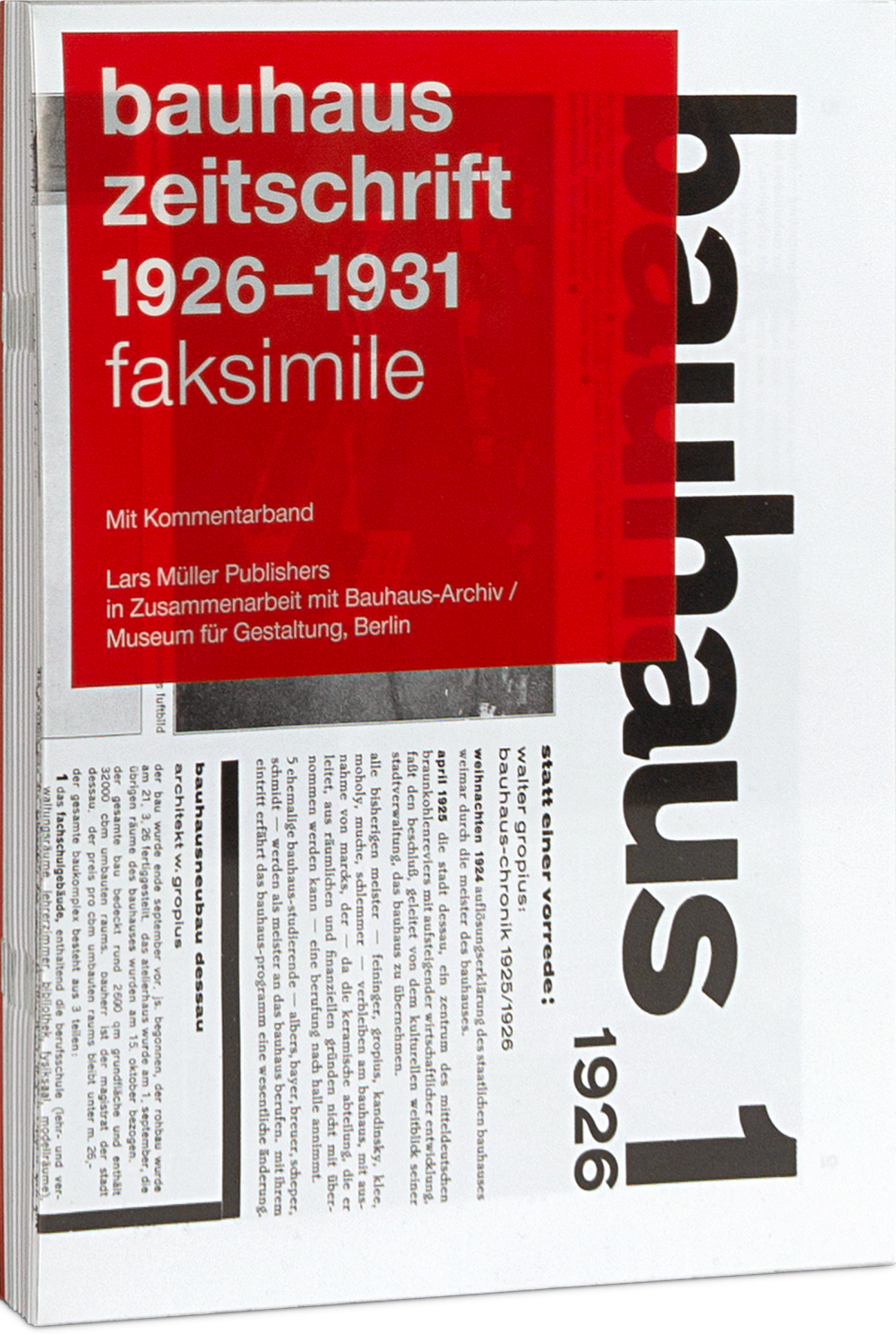 Bauhaus Zeitschrift Cover