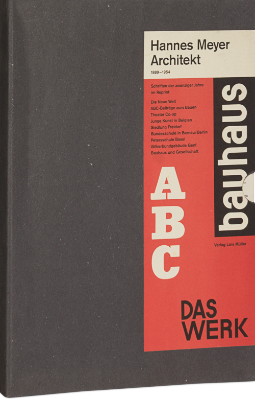 Hannes Meyer Architekt Cover