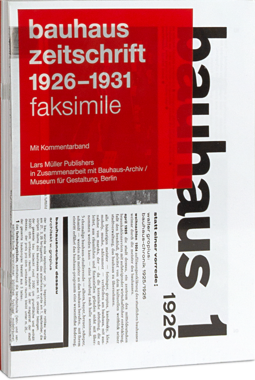 Bauhaus Zeitschrift Cover